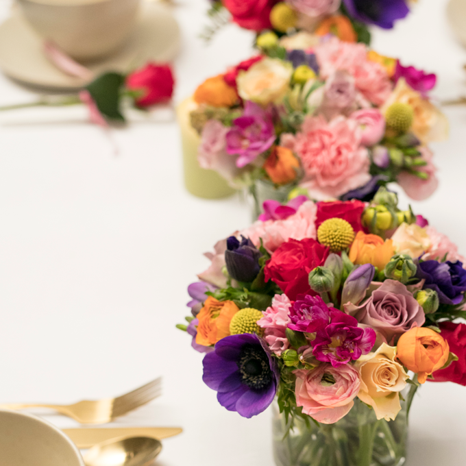 DIY: Sådan laver du en farverig blomsterbuket - Plantorama