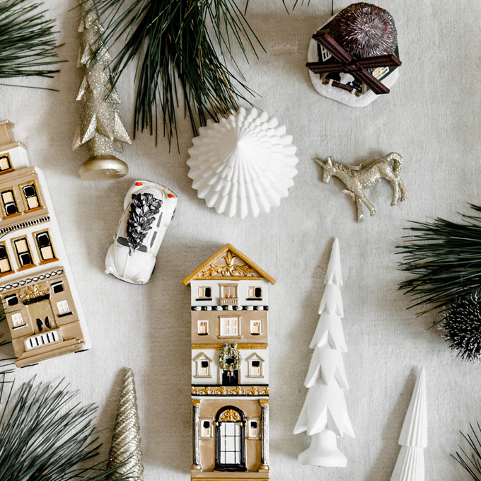 DIY: Lav din egen hvide og gyldne julelandsby - Plantorama
