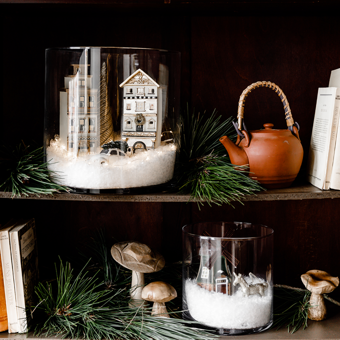 DIY: Lav din egen hvide og gyldne julelandsby - Plantorama