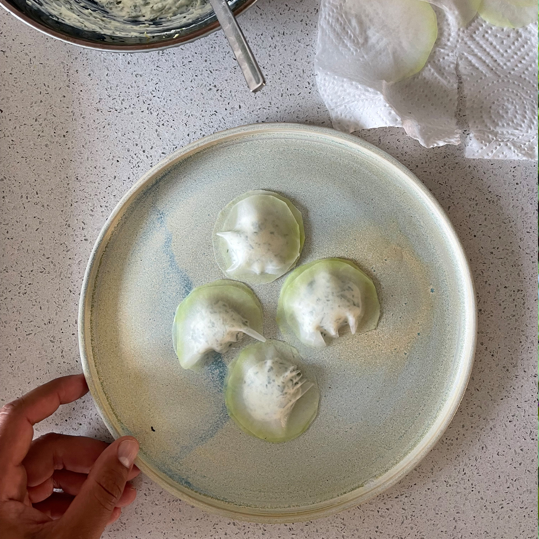 Glaskålsravioli