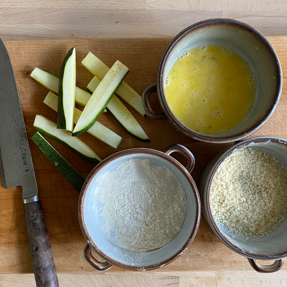 Jons sprøde squash-fries med hjemmelavet aioli - Plantorama