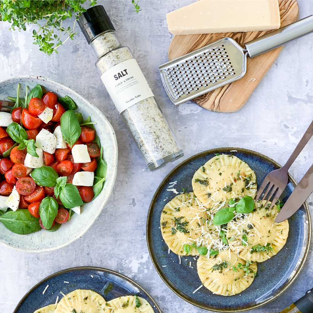 Ravioli med svampe og timian - få opskriften på Plantorama.dk